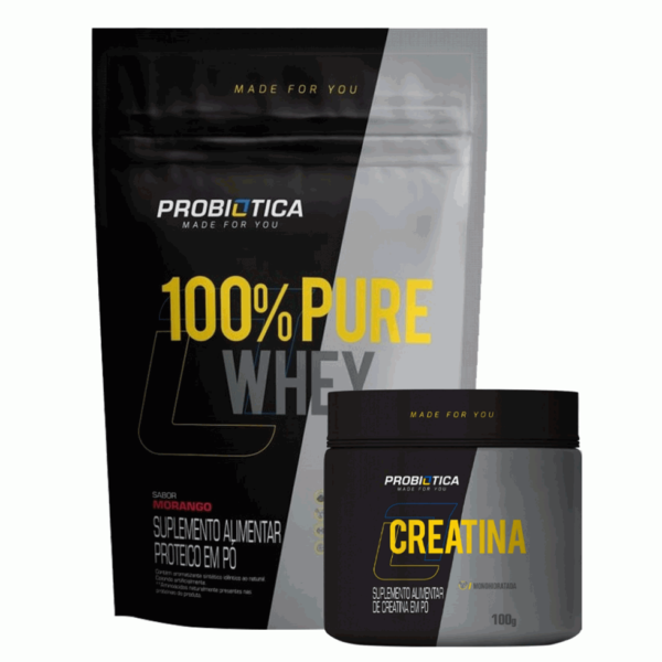 KIT CREATINA + WHEY PROBIÓTICA